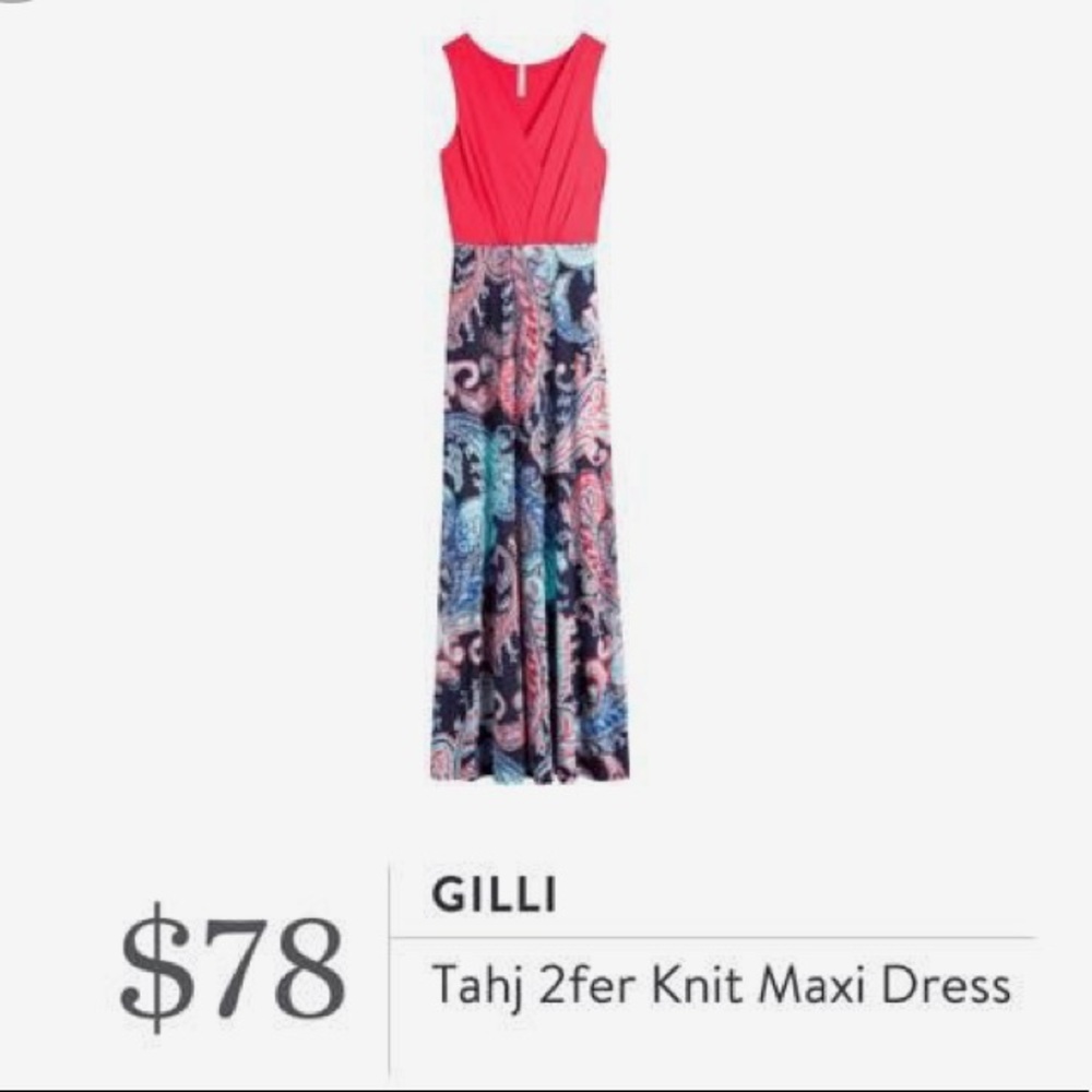 Gilli Tahj 2fer maxi dress